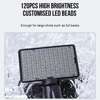 120 LED Reduce Reflected Fill Light Of Tattoos With 52mm Cpl For Cellphone Lens Circular Polarizing Filter Compatible Any Phone 4
