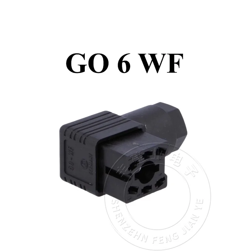 2-5PCS GO 6WF 932447100 Vacuum gauge GO6WF plug socket 6-core PG7 50V 932 447-100