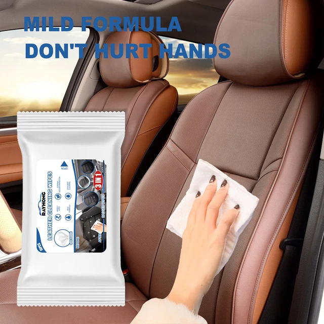 Car Upholstery Wipes Glass & Leather Upholstery Maintenance Wipes