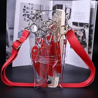 1PC 3 Color Hair Scissor Holster Pouch Holder  Hairdressing Hair Scissor Bag Clips Comb Waist Belt Bag Salon Barber Tool 2