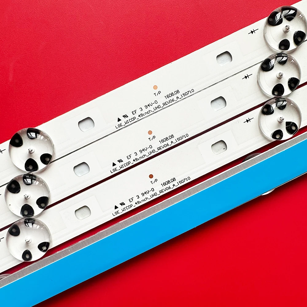 LED bar for TV LGE_WICOP_49inch_UHD_REV06 49UH6100 49LF5100 49UH6030 49UF640V 49UF6407 49UH6507 led light bar 8/24pcs