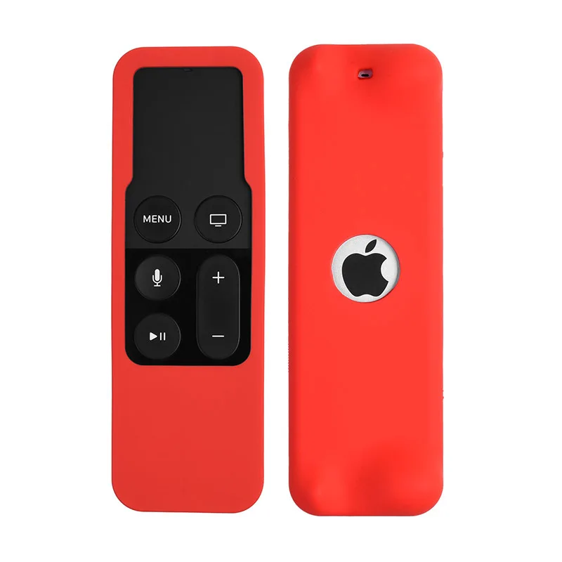 Silicone Remote Case Silicone Remote Cover Silicone Remote Sleeve Remote Controller Cover Silicone Case Protector Remote Control Cover for Apple TV 4K Shockproof Drop-proof Silicone Case (cover only, not includes remote control)