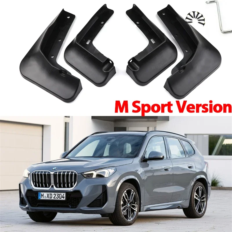 4pcs Schwarze Schmutzfänger für Bmw X1 Ix1 U11 M35i M Sport Xline