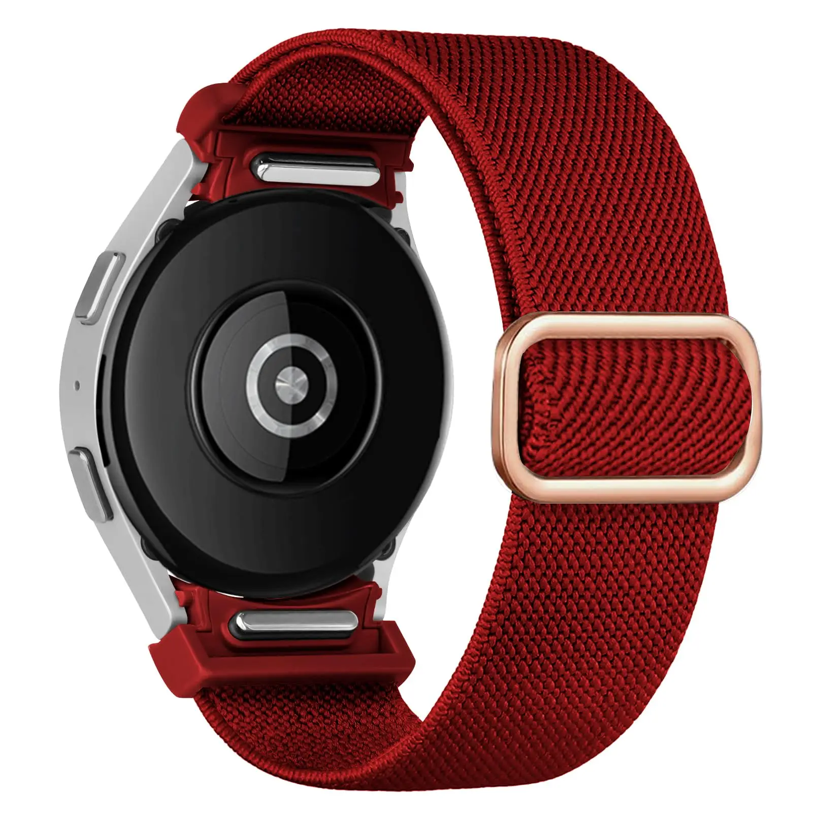 Elastic Nylon Loop Bracelet - Smartwatch Band, No Gaps, Multiple Sizes