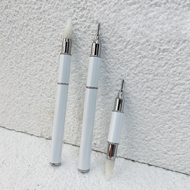 1pc Double Headed Nail Art Dot Diamond Crayons Gel Painting Diamond Pen Picker Manicure Art Wax Tip Adhesive Point Drill Pen 5