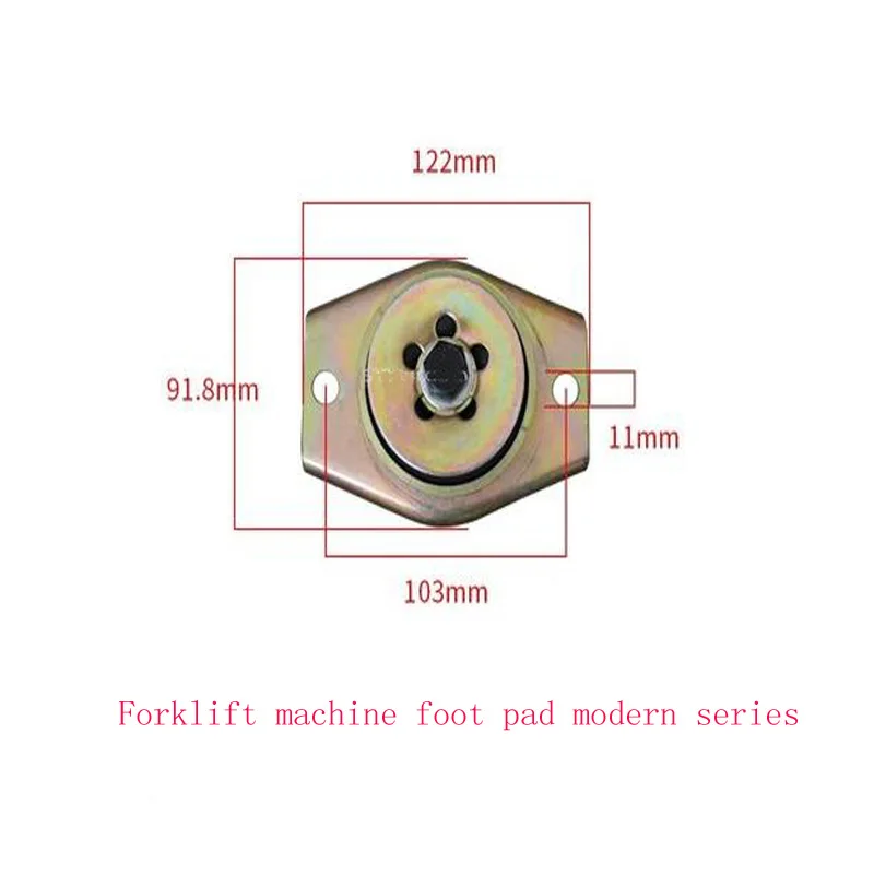 Forklift Machine Foot Pad, Engine Pad, Buffer Pad,  Shock-absorbing Block, Rubber Pad, Bracket Pad, Suitable For Hangcha Heli Lo 2pcs tailgate hinge buffer rubber for byd e3 dm i had 5604815 trunk door lid hinge buffer block damping rubber pad particles