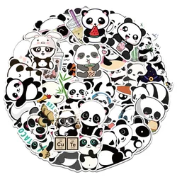 50PCS Cartoon Cute Panda Animal Personality Graffiti Creative Helmet Sticker  Skateboard Guitar Mobile Phone Car Desk Decoration