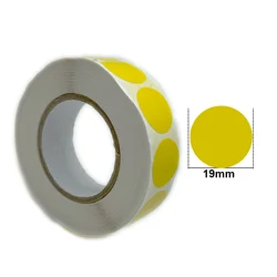 1,000 - Piece Bullseye Shooting Target Plaster Stickers in Black and Red (Yellow)