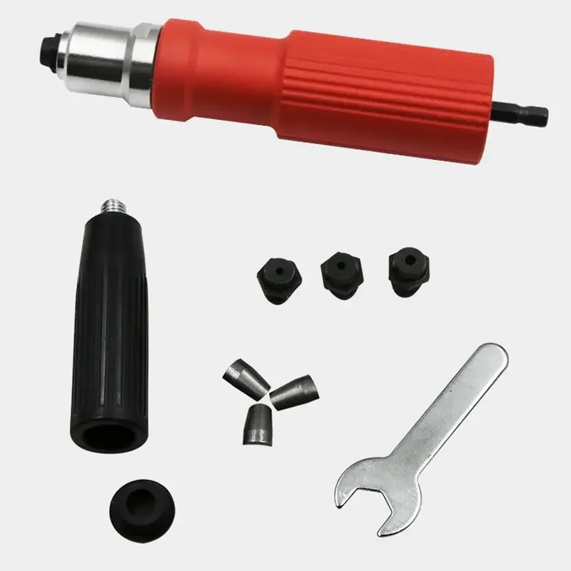 Electric Rivet Nut Gun Drill Adapter Cordless Riveter Riveting Tool