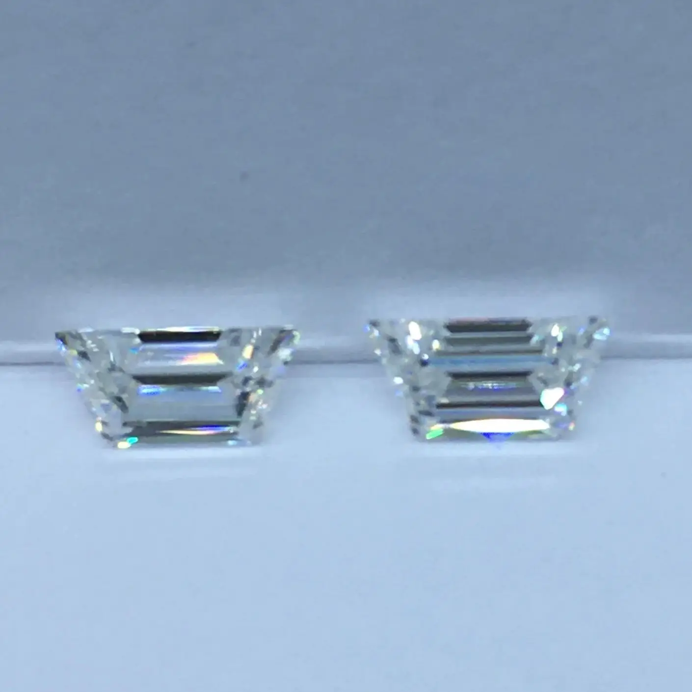 Small Size Stones Trapezoid Cut D Color VVS1 With GRA Certificated Super White Moissanite Pass Diamond Test For Jewelry Design