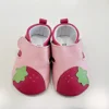 Cow Leather Baby Shoes for Girls Autumn Spring Genuine Leather First Walkers Cartoon Strawberry Star Newborn Soft Shoes 6