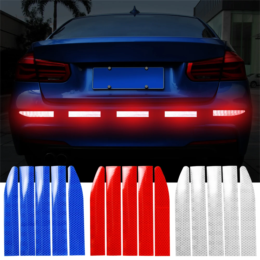 5X Adesivo Riflettente Per Auto Avvertimento Nastro Di Sicurezza Car Styling Per Seat Ibiza 6J 6L Fr Ateca Altea Xl Leon 2 Ateca Fr Ibiza Alhambra