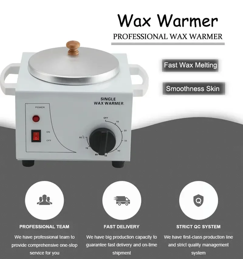 Hot Hair Removal Wax Warmer Single Depilatory Hard Bees Wax Heater