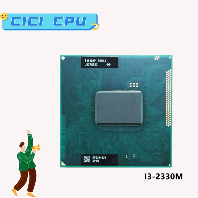 

Бесплатная доставка, центральный процессор ноутбука i3-2330M ( 3M кэш, 2,2 ГГц, i3 2330M , SR04J ) PGA988 ,TDP 35 Вт, совместим с HM65 HM67 QM67