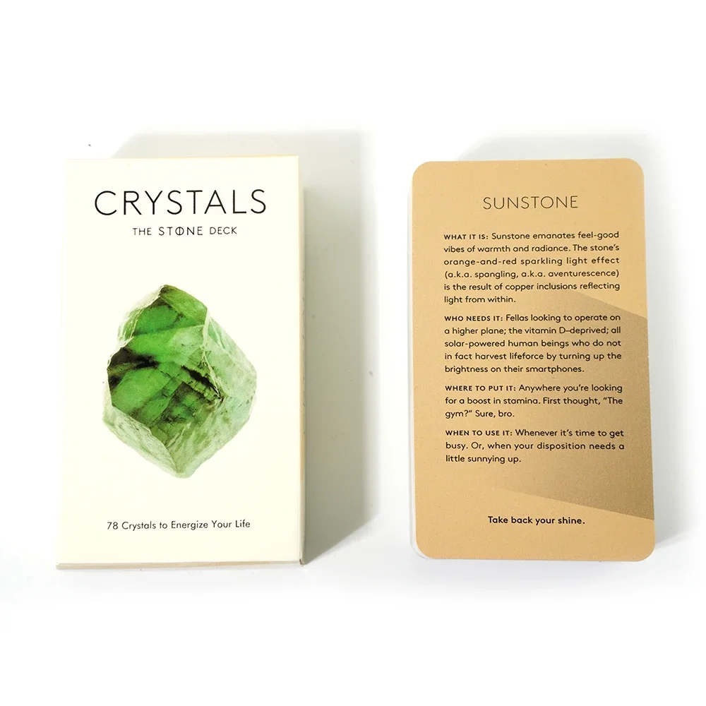 Crystals The Stone Deck 78 Crystals To Energize Your Life Crystals And Healing Stones For Beginners And Experts With Guide Book 5