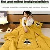 Pillow Quilt Foldable dual-use blanket combo Car Cushion Pillow Nap Blanket Air Conditioning Blanket 1