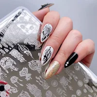 nail art stamping plates  template flowers image plate zjoys series nail printing tools 9.5*14cm 2