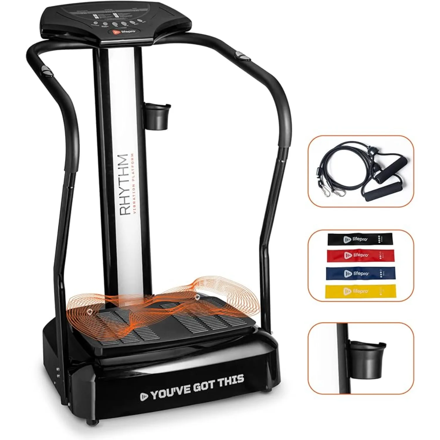 

Vibration Plate Exercise Machine with Handles, Vibrating Plate Exercise Machine, Vibration Plate Lymphatic Drainage