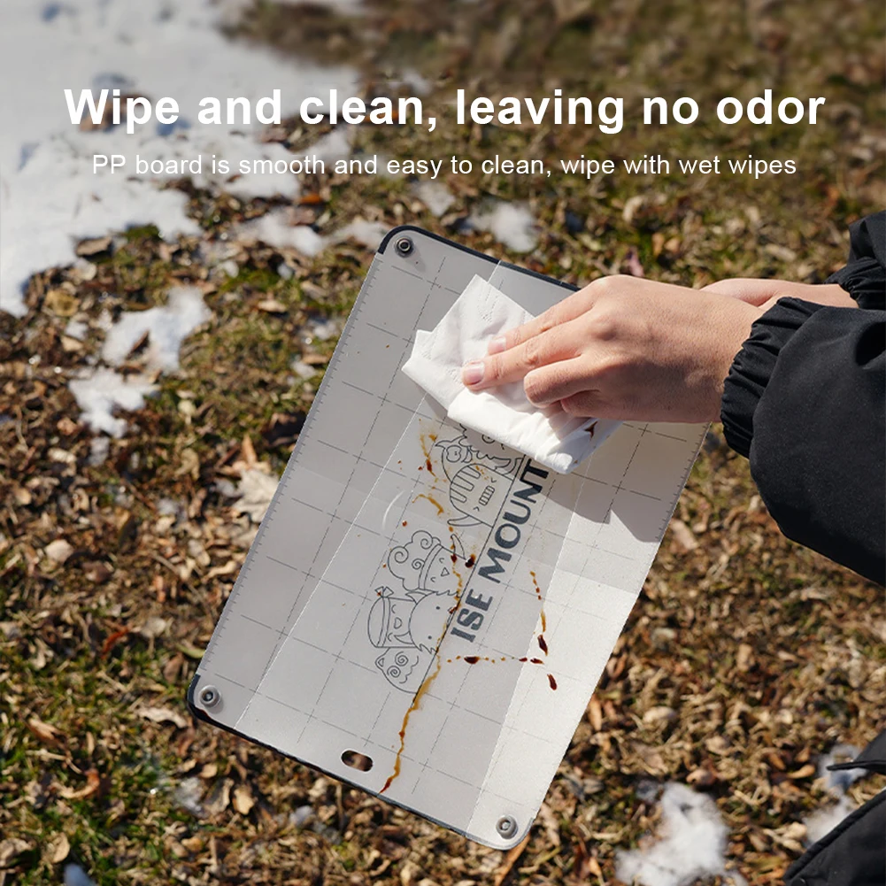 Outdoor PP Cutting Board Space Saving Vegetable Fruit Cutting Mat Foldable Mini Chopping Board Camping Accessories