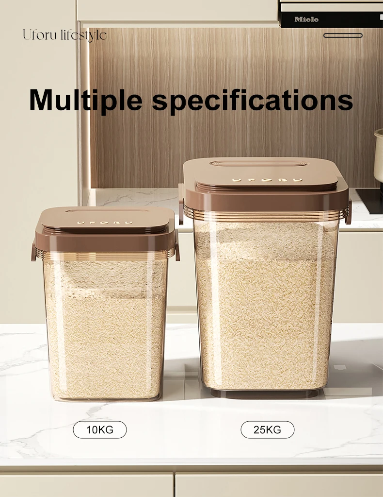 Fødevaregodkendt risbeholder med lufttæt forsegling_voghion.com