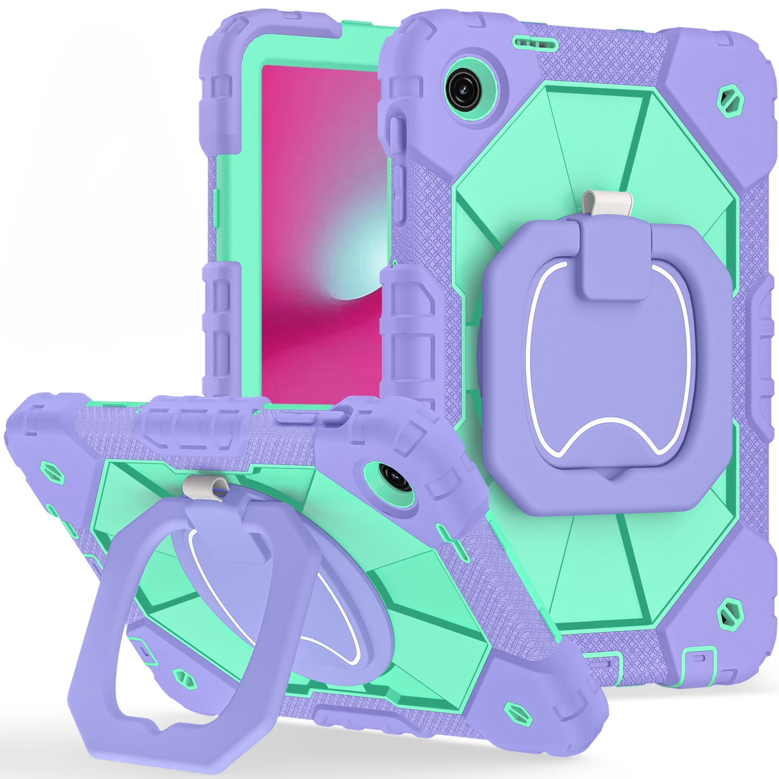 Ultimate Shockproof Rugged Tablet Case with 360° Rotating Handle Stand and Heavy Duty Protection