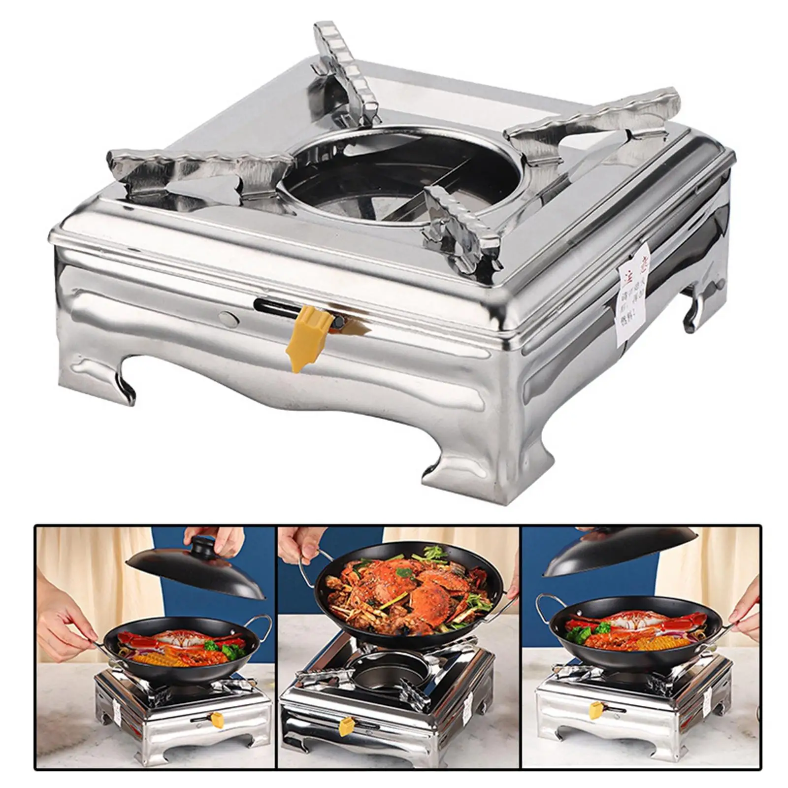 Alcohol Stove with Lid Lightweight Energy Saving for Backpacking Outdoor