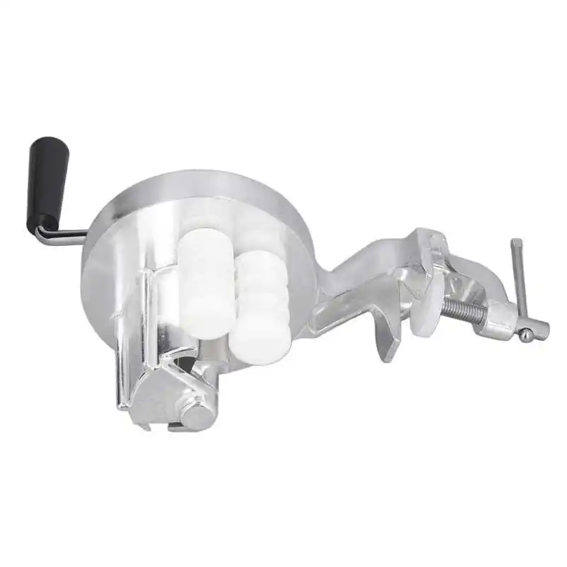 Pasta Machine Manual Macaroni Maker Stainless Steel Silver Portable Hand Cranking Noodles Pressing Machine for Kitchen