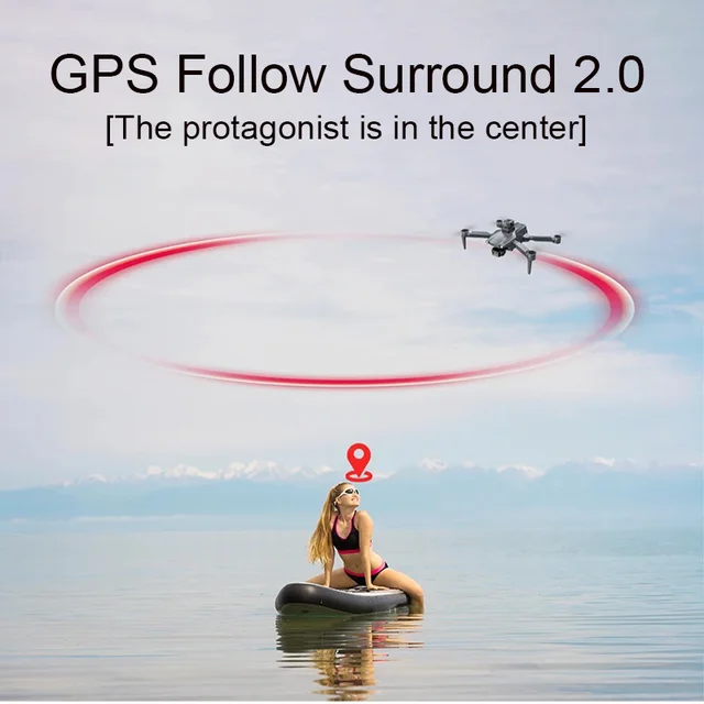 HOT-4K Professional HD Dual Camera New L600 PRO MAX GPS Drone 5KM 3-Axis Gimbal 360 Obstacle Avoidance Brushless Quadcopter Toy