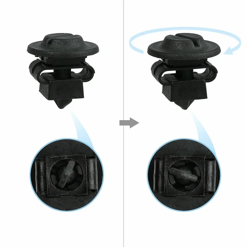 60 Pezzi Coperchio sottoscocca del motore Clip di fissaggio copertura sottoscoccaclip di protezione inferiore motore motore sotto la copertura Vite per A3 A4L Q5 Tiguan