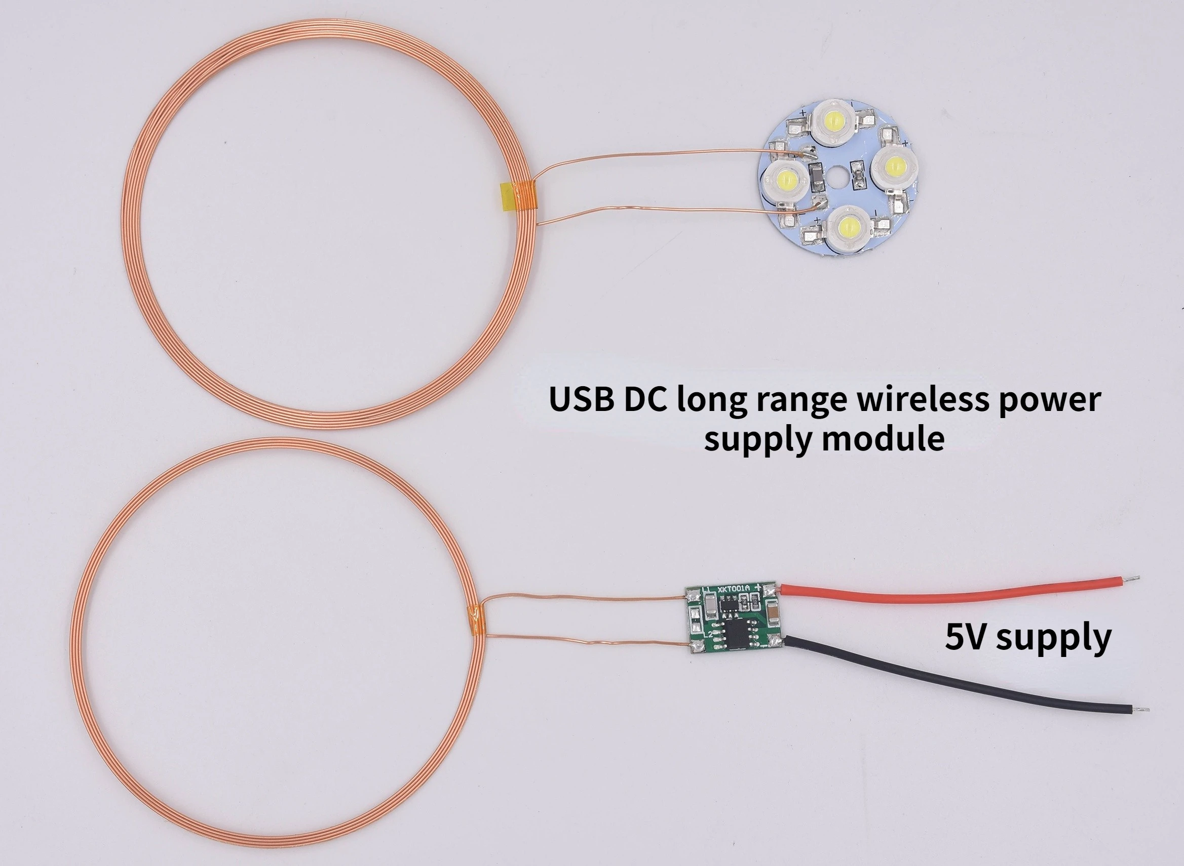 

USB 110mm Long-distance Wireless Charging Wireless Power Supply Module XKT001-11