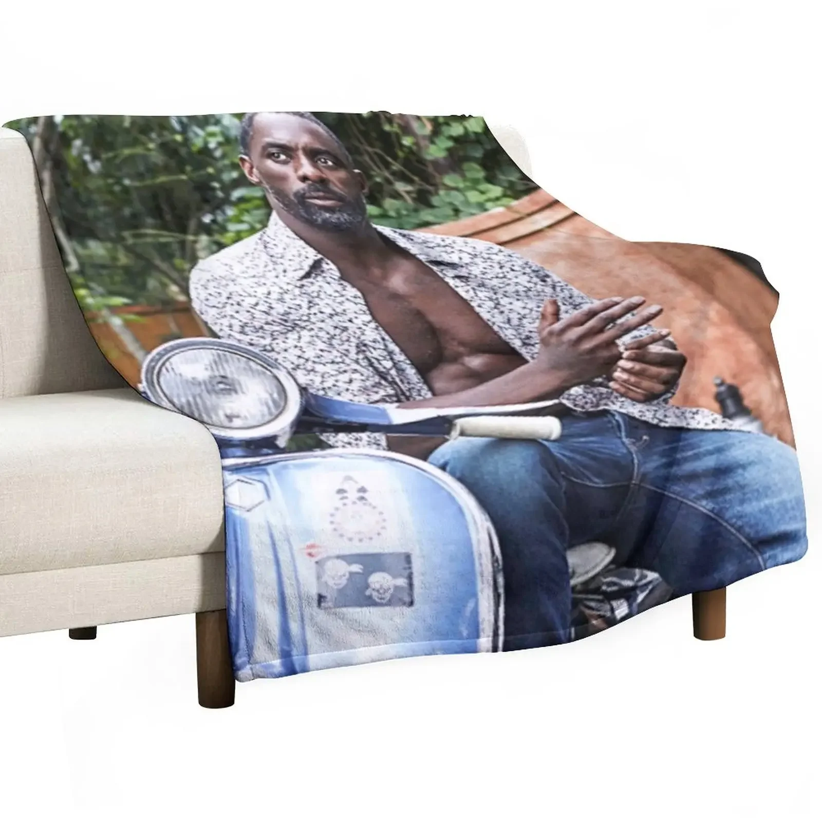 

idris elba Throw Blanket Thermal For Decorative Sofa For Baby Blankets