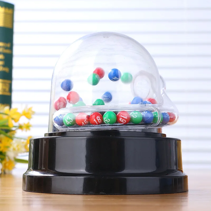 Electric Lottery Machine Fortunate Number Picking Ball Bingo Game Jackpot Entertainment Board festival birthday Kid gift Toy 4