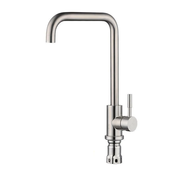Faucet 304 Stainless Steel Kitchen Faucet Sink Faucet Tap Cold And Hot Mixer Tap Kitchen Bathroom Fixture Home Improvement - Image 4