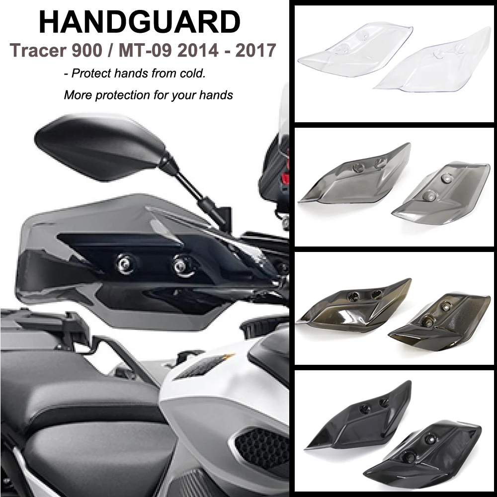 

For Yamaha MT09 MT 09 Tracer 900 2014 - 2017 Motorcycle Accessories Handguard Shield Hand Guard Extension Protector Windshield