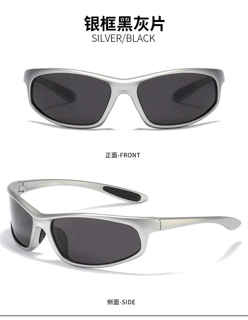 Polarisierte Radfahren Sonnenbrille Unisex Sport Winddichte Schutzbrille Marathon Laufbrille UV400 – Detail 12