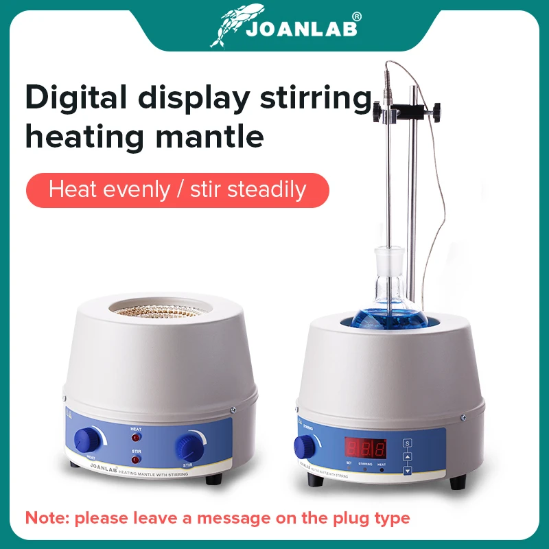 1000ml Digital Electric Heating Mantle Magnetic Stirrer Lab Equipment With Thermal Regulator 110v To 220v