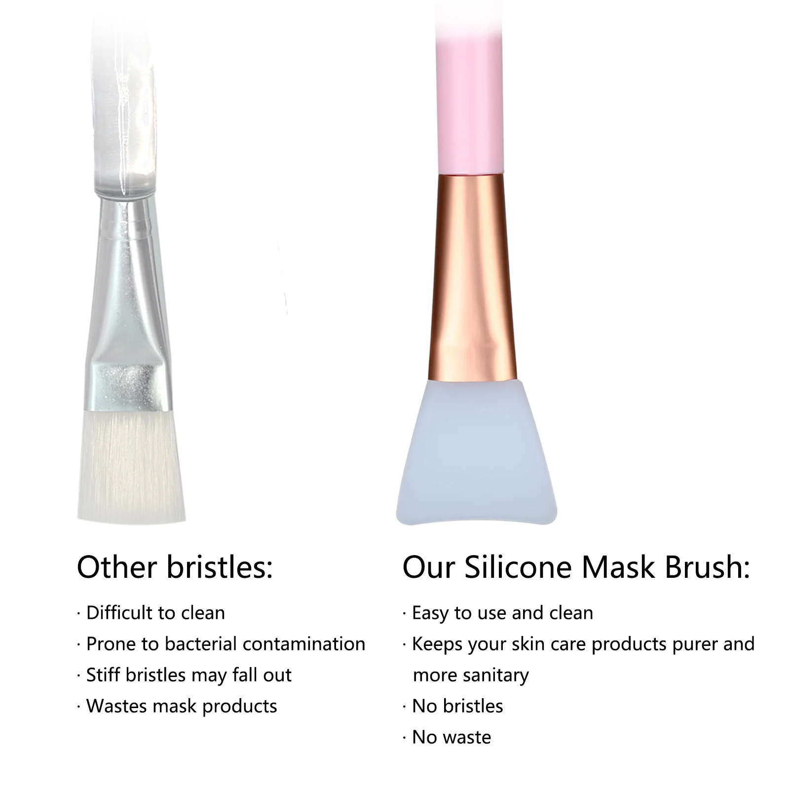 Facial Mask Brush Silicone Beauty Self Made Applicator Soft Head