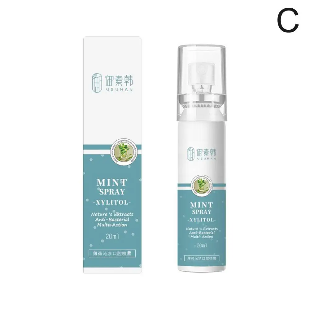 20ml Fresh Mouth Spray Litchi Peach Flavor Freshener Spray Female