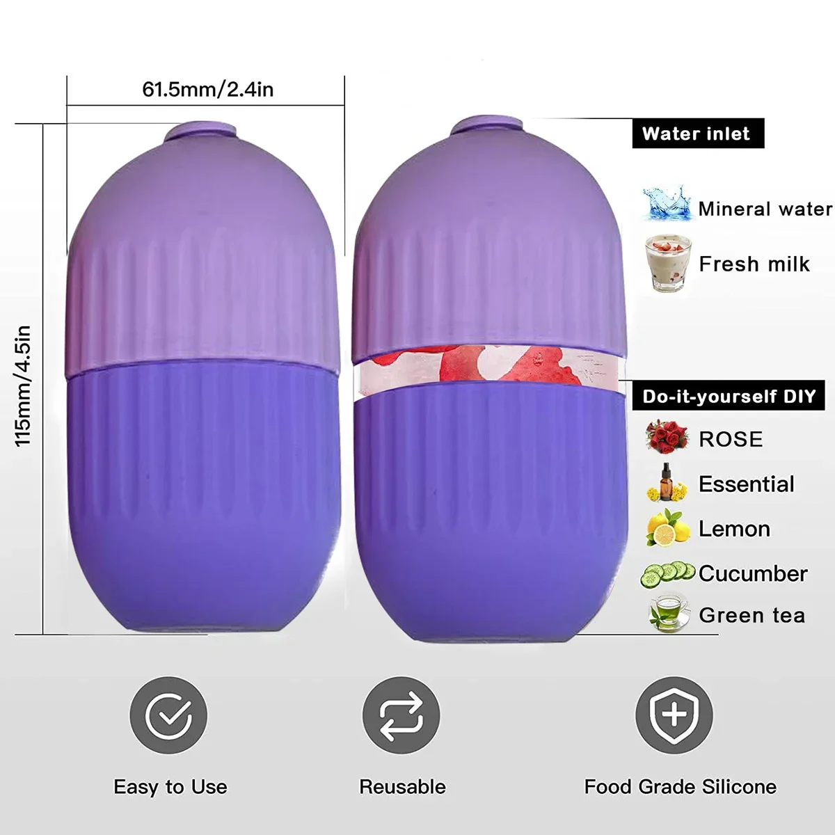 Ice Face Roller Facial Lifting Contouring Tools Silicone Ice Cube Trays Ice Globe Balls Eye Face Massager Beauty Skin Care Tools