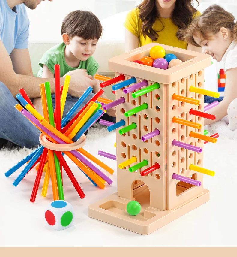 Interaktives Brettspiel für Eltern und Kinder, Spielzeug zur Förderung von Geschicklichkeit und Denkvermögen, Partyspiel_voghion.com