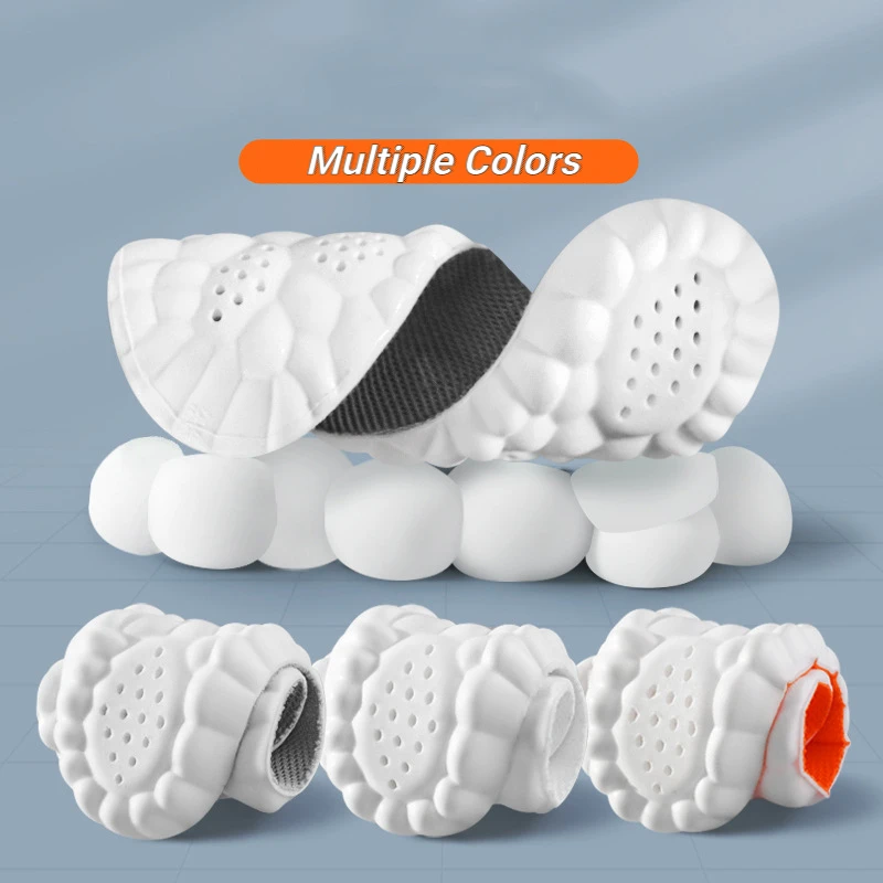 4D Massage Shoes Insoles Super Soft Running Sports Insole for Feet Baskets Shoe Sole Arch Support Orthopedic Inserts_voghion.com