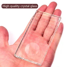 

New 2 in 1 False Eyelashes palette Stand Pad Pallet Lashes Holder with Tick Mark Fake Lashes Extension Essential Tool