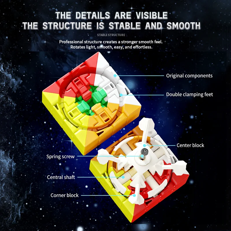 SENGSO 신제품 MOSHENG12x12 매직큐브 컬러풀 스티커리스 마그네틱/비마그네틱 스무스 경쟁용 큐브 (어린이 및 성인용)