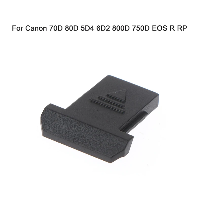 Black Hot Shoe Protection Cover for Canon Camera 70D 80D 5D4 6D2 800D 750D EOS R RP camera hot shoe adapter