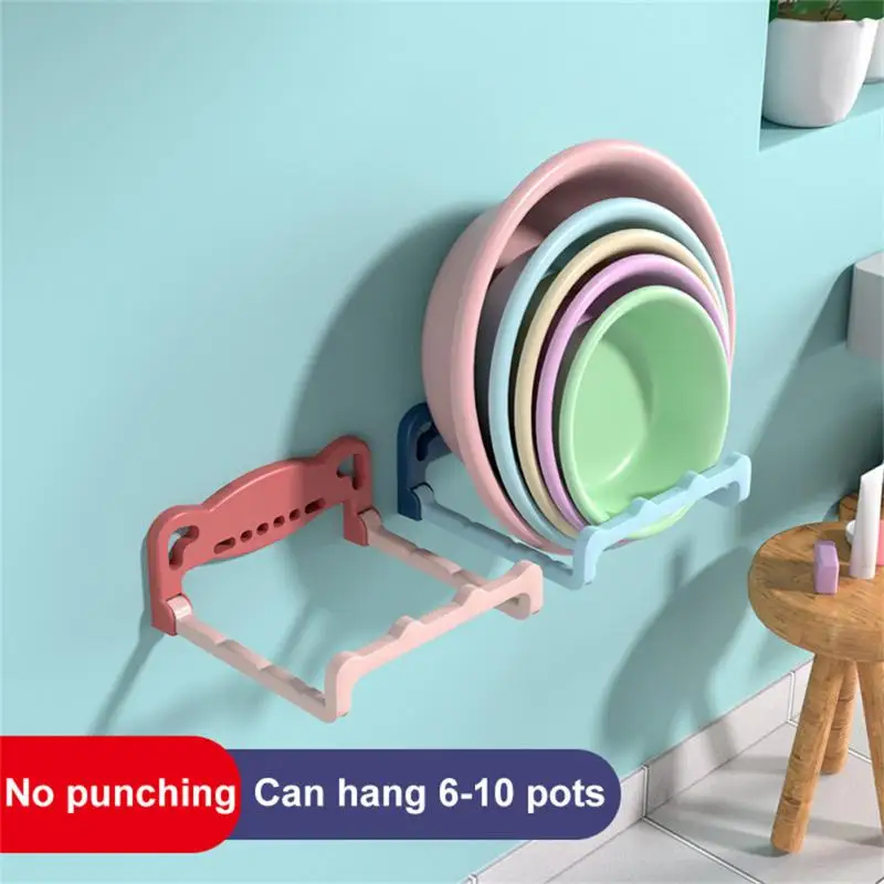 

Basin Frame Bathroom Multiple Uses Wall-mounted High Quality Traceless Bathroom Storage Washbasin Stand Household Washbasin Rack