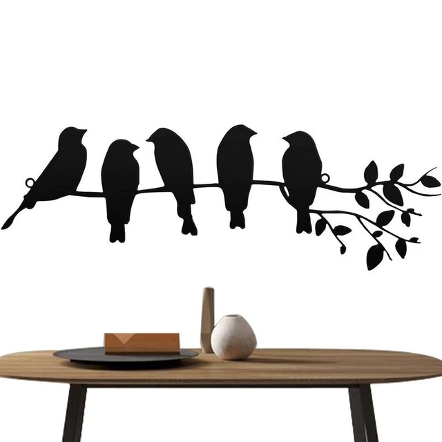 Swallow Art Silhouette Decor Metal Animal Silhouette Silhouette Art Garden  Decoration