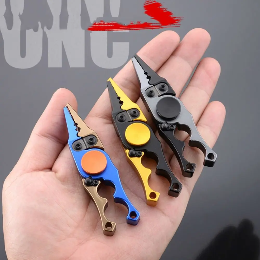 

Aluminum Alloy Fishing Pliers Scissors Gold Black Blue Pliers Fishing Hook Remover Multi Functional Fishing Clamp Fishing