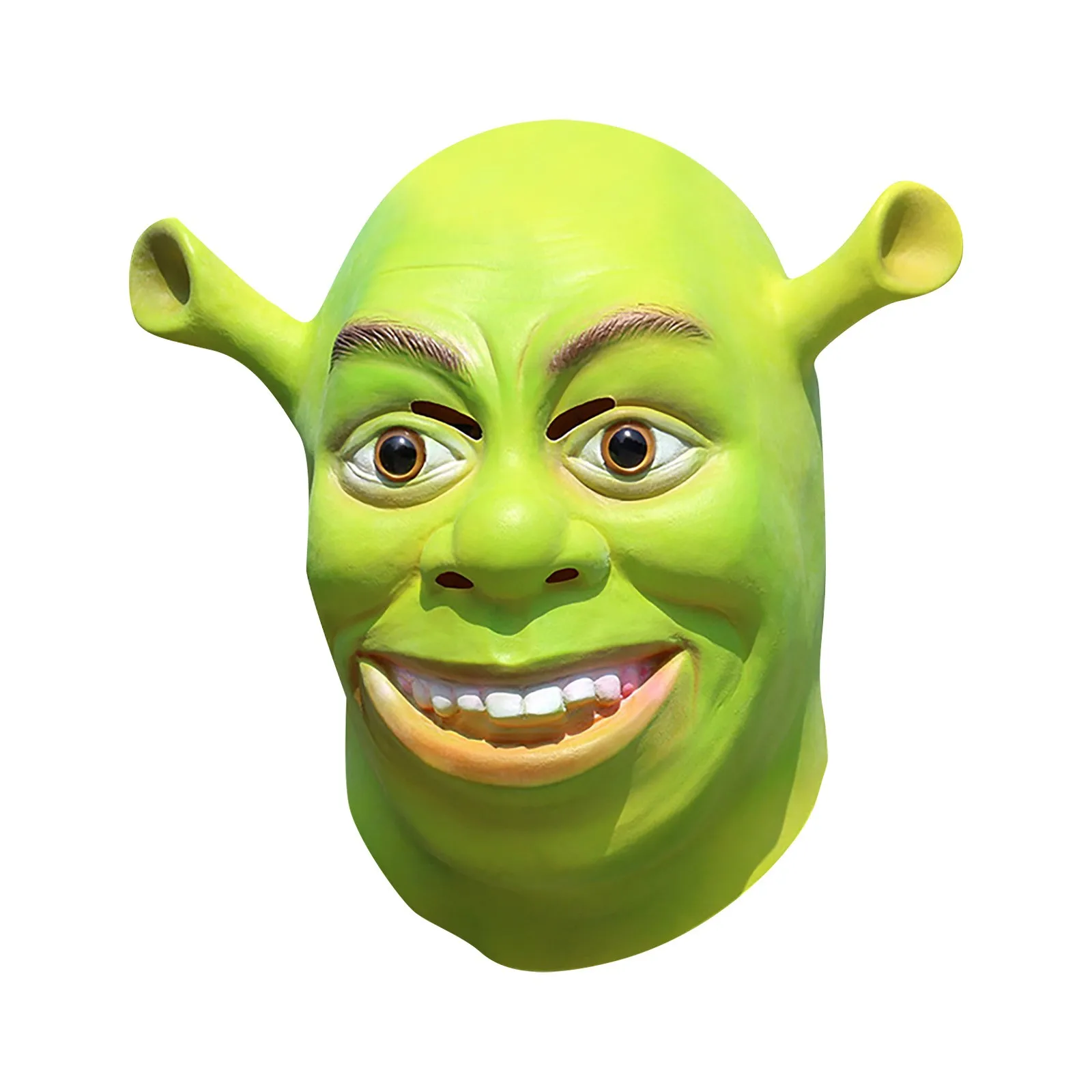 Mask For Halloween Party Halloween Latex Mask Shrek Mask Masquerade Funny Full Head Green Mask Halloween Cosplay Latex Mask