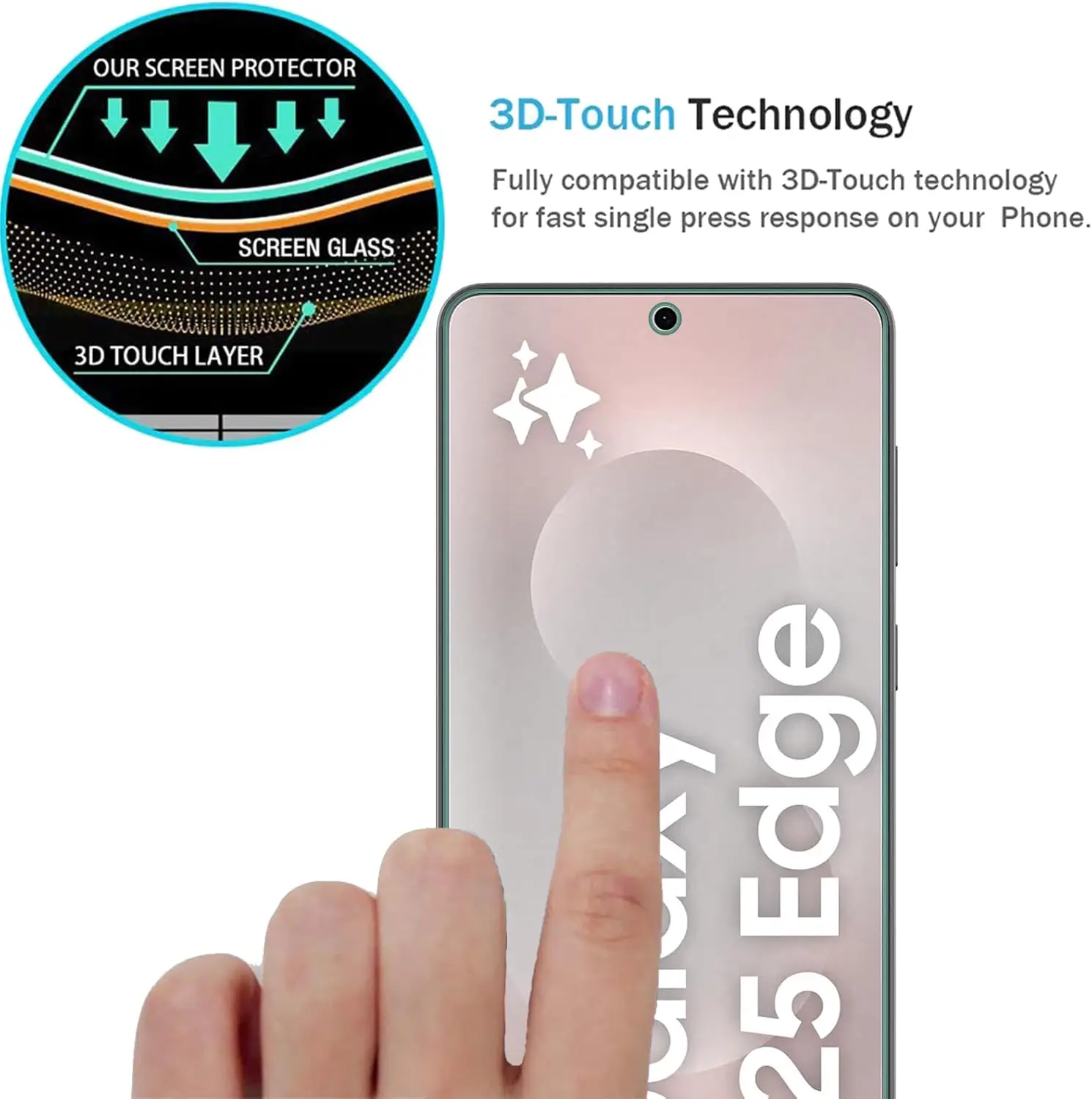 HD Tempered Glass Screen Protector Set - 2/4 Pack