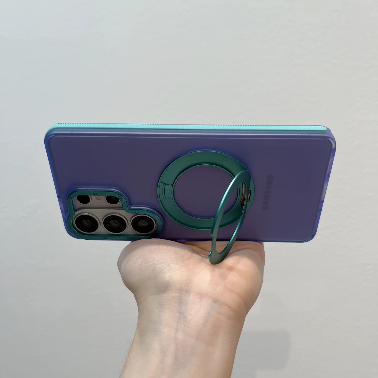 Colorful 360° Rotatable Ring Stand Shockproof Case
